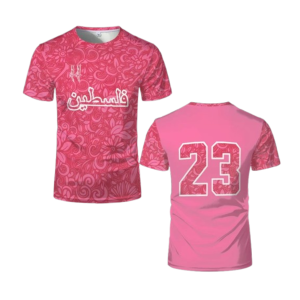 Maillot de foot palestine rose en arabe